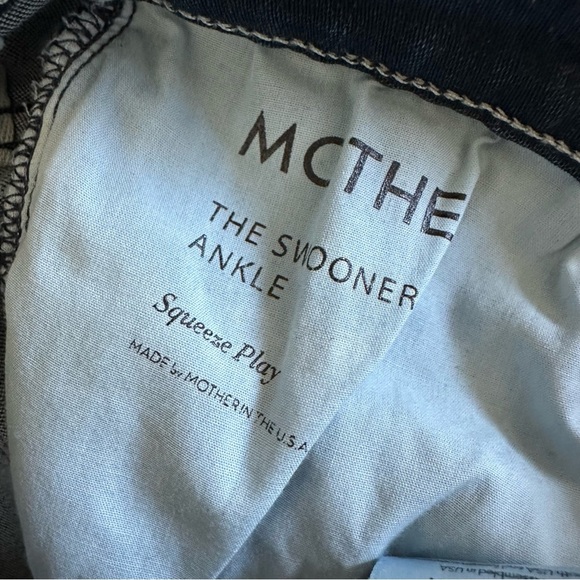 Mother The Swooner Ankle Jeans‎ Size 26 Blue High Rise Skinny in Squeeze Play - Picture 3 of 9